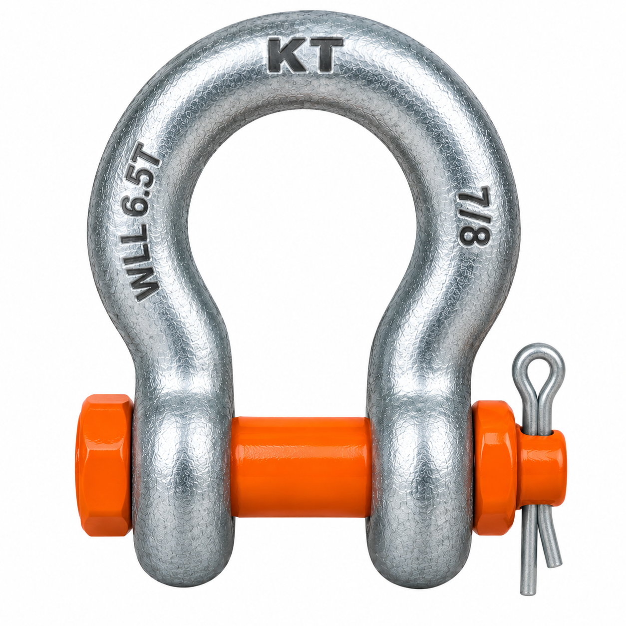 High Strength Bow Shackle with Bolt, Nut and Cotter Pin